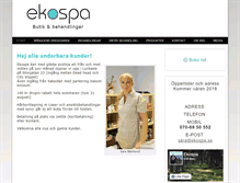 Tablet Screenshot of ekospa.se